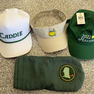 Masters Emerald Green Golf Cap and driver cover. My son got them at Masters.